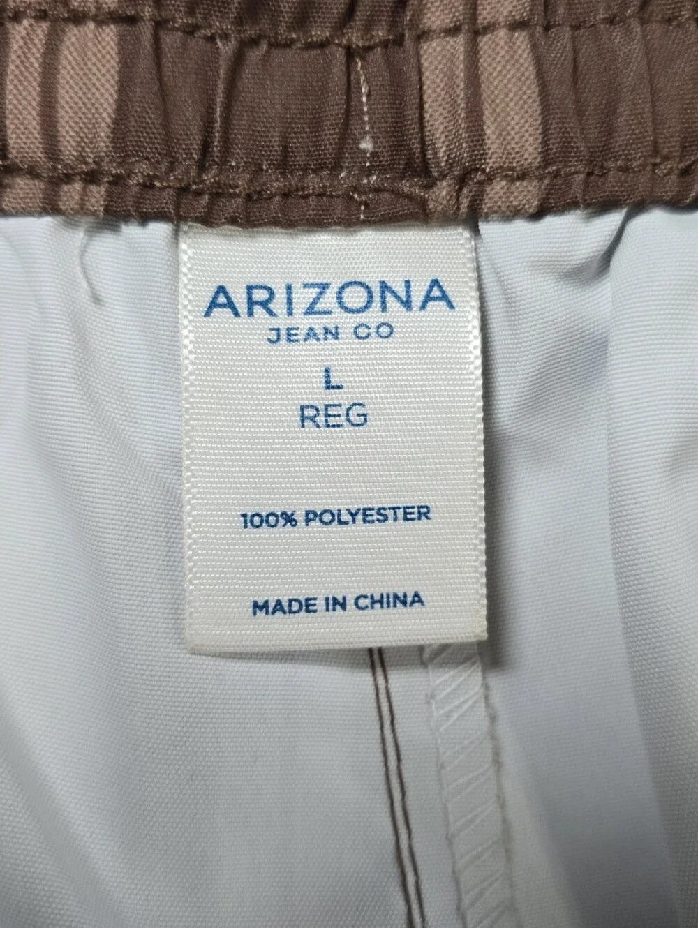 Arizona‎ Men's Brown Striped Shorts Size Large